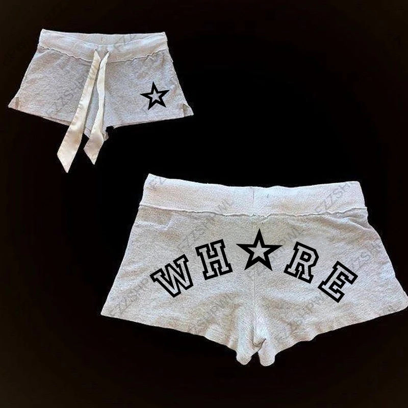Y2K WHORE Booty Shorts