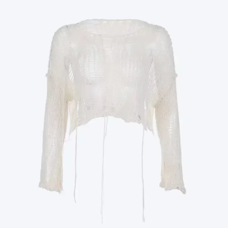 Ripped Cloth Sweater