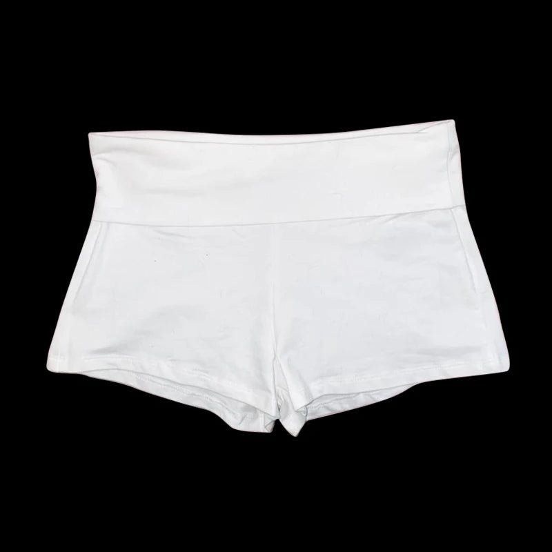 Y2K Born to Die Fold Over Shorts