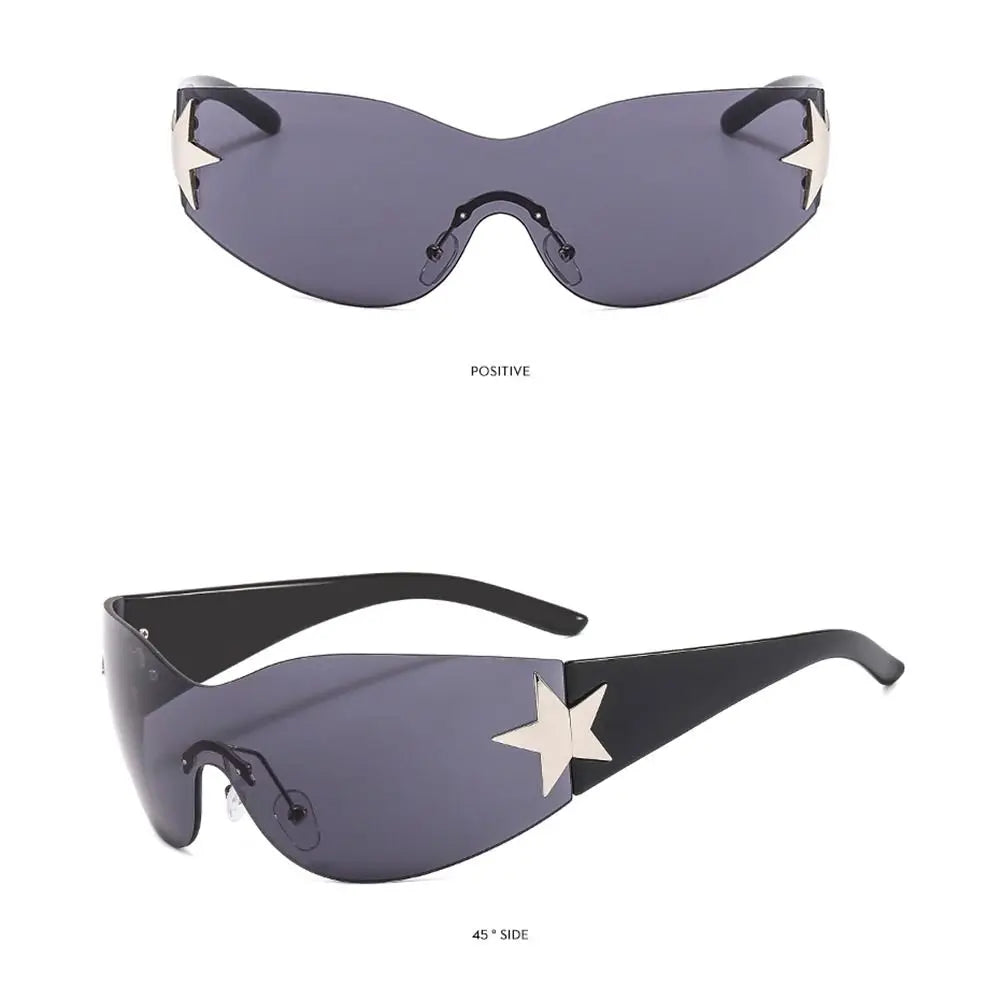 NEW! Y2K Rimless Star Shades