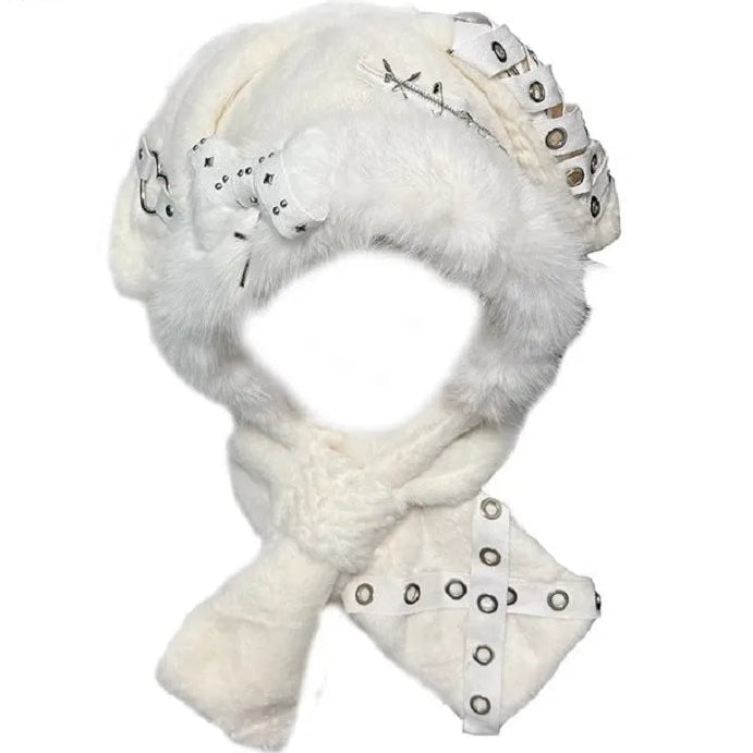 Winter Bunny Faux Fur Hat