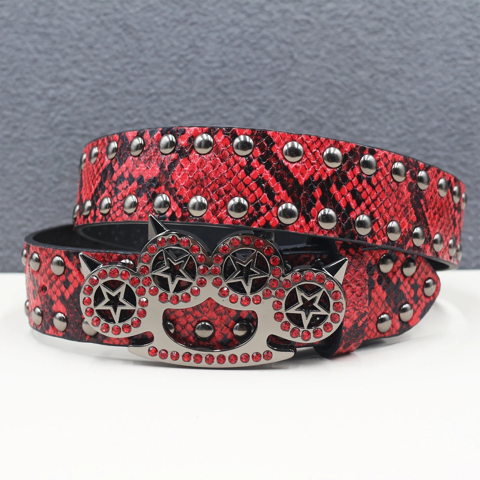 NEW! Y2K Faux Snakeskin Belt