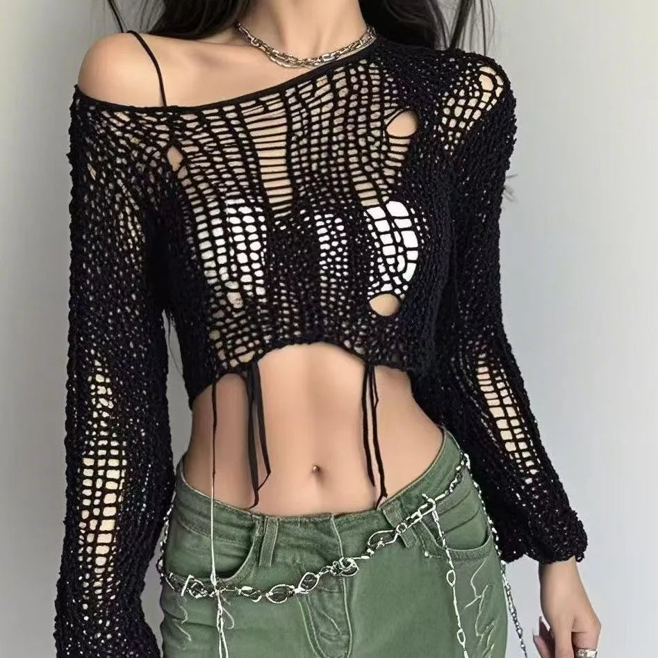 Ripped Cloth Sweater