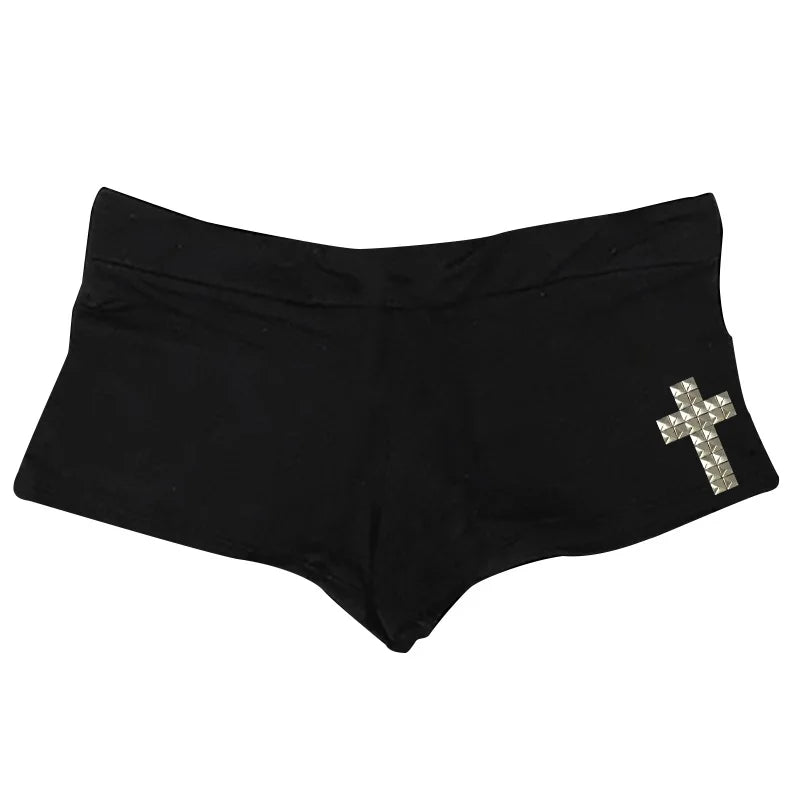 Y2k Cross Shorts