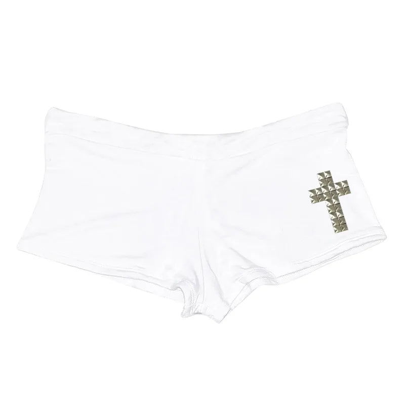 Y2k Cross Shorts