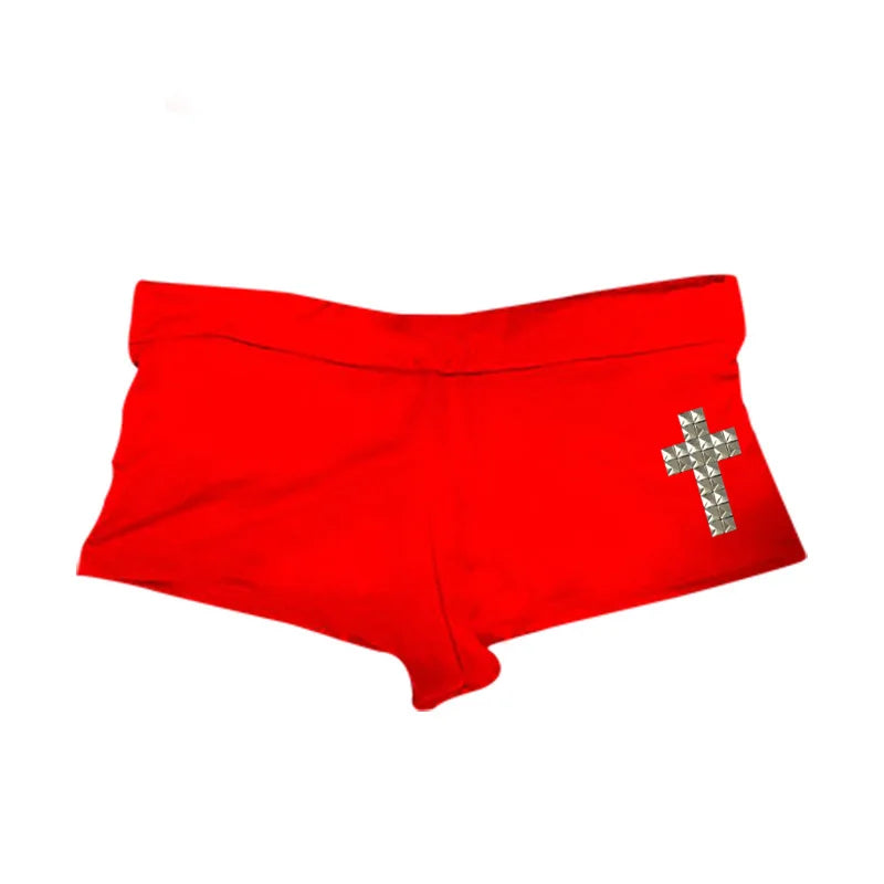 Y2k Cross Shorts