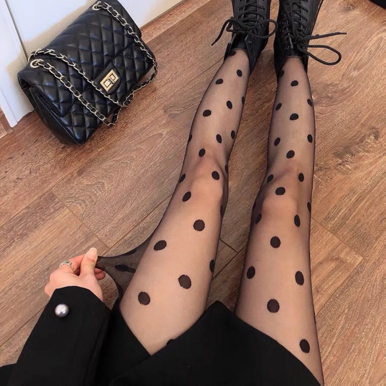 Pokka Dot Stockings