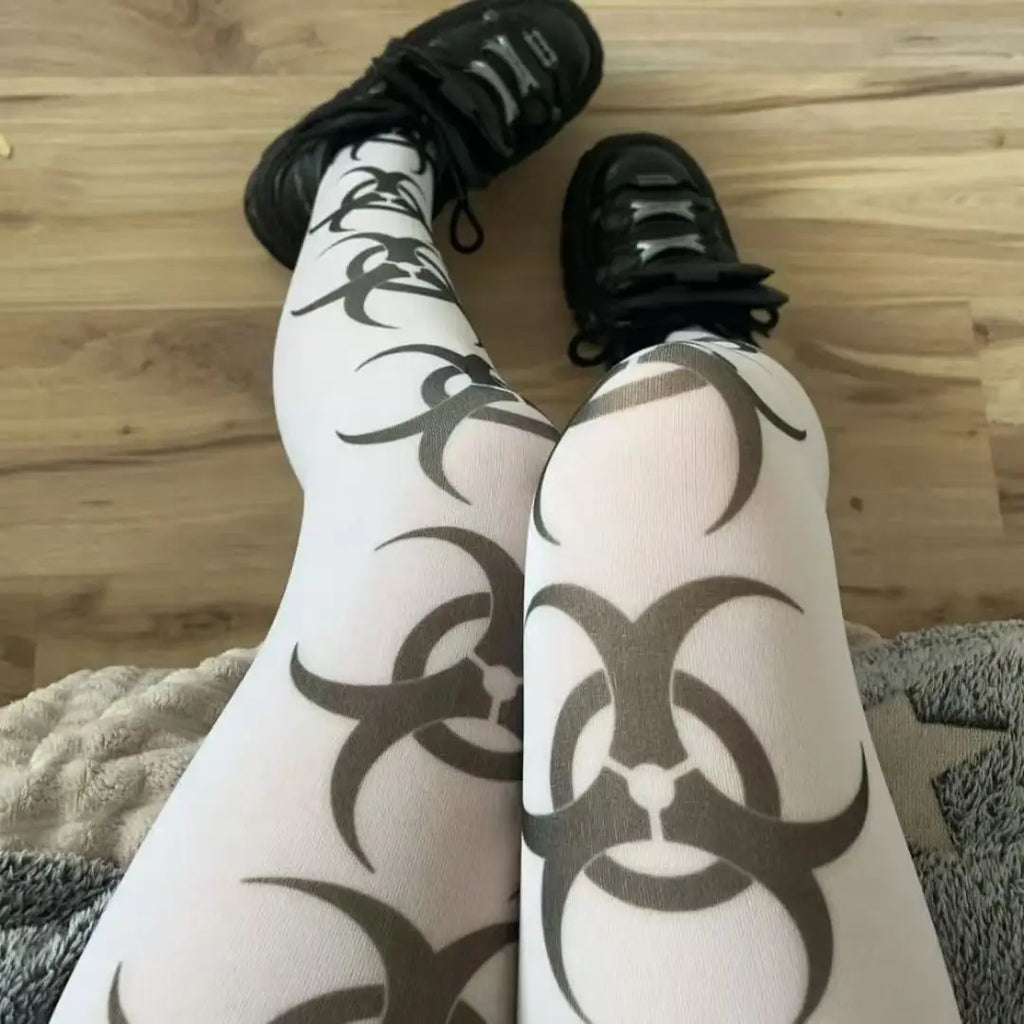Y2k Punk Over Knee Thigh High Stockings