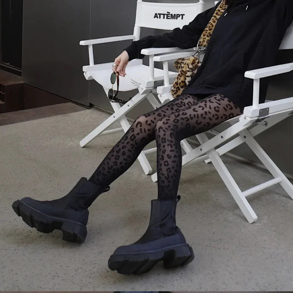 NEW! Cheetah Print Stockings