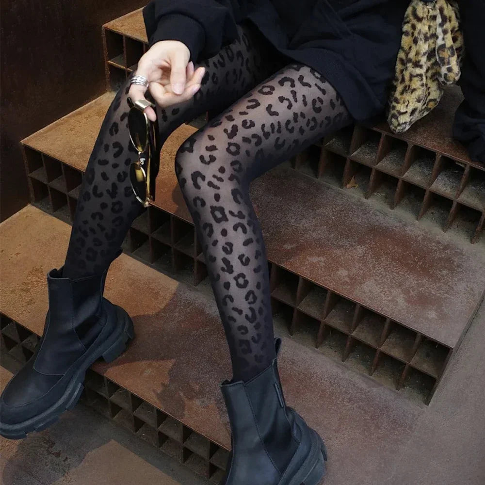 NEW! Cheetah Print Stockings