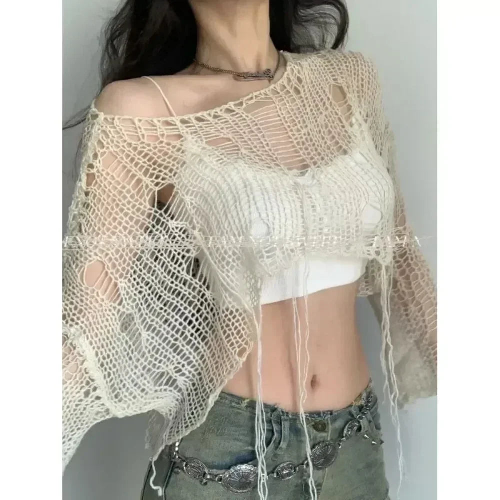 Ripped Cloth Sweater