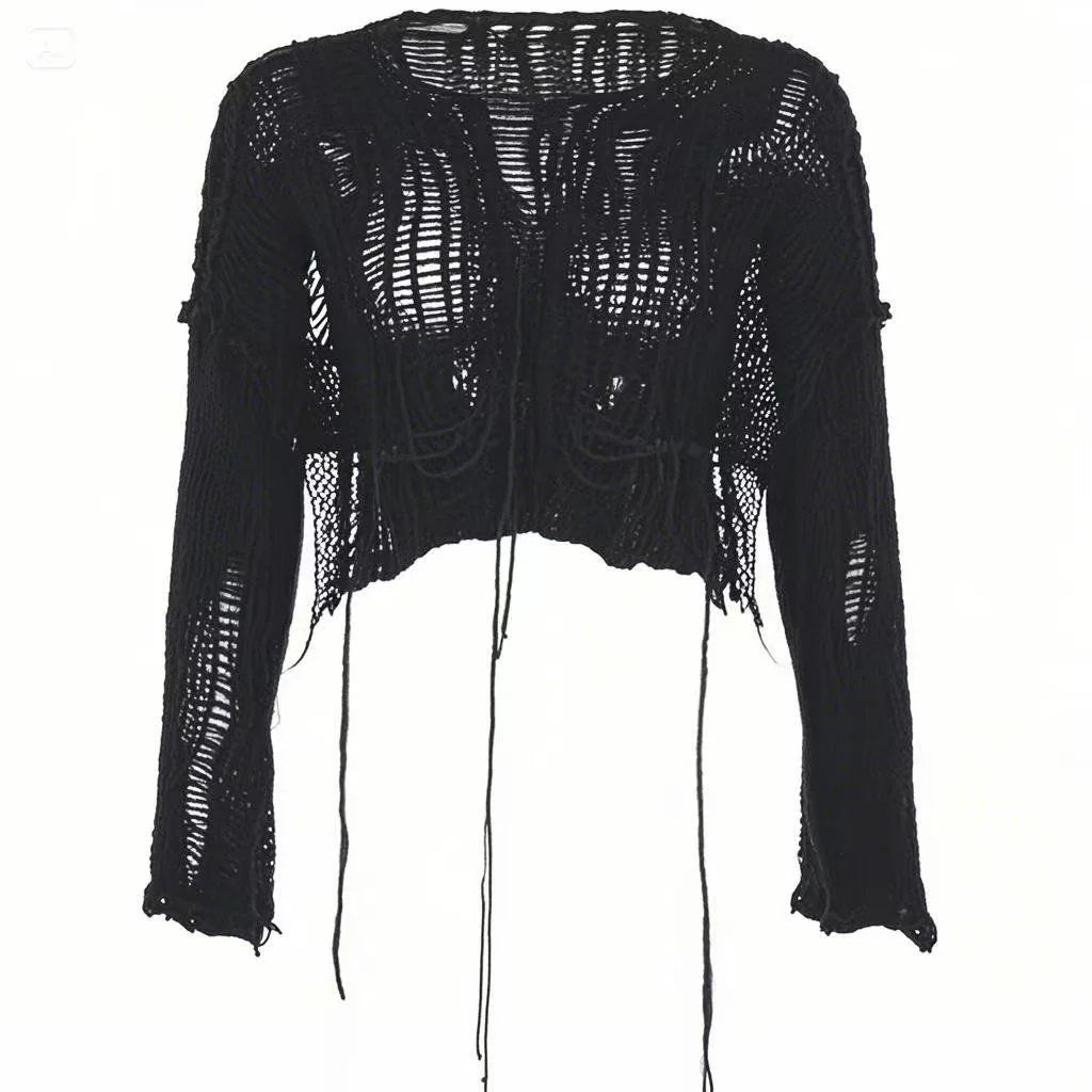 Ripped Cloth Sweater