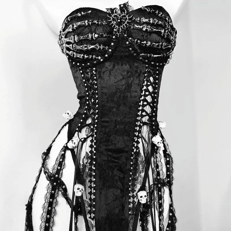 Skulled Up Lingerie Top