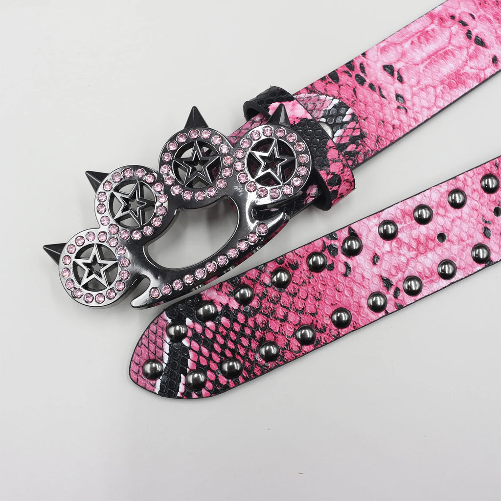 NEW! Y2K Faux Snakeskin Belt