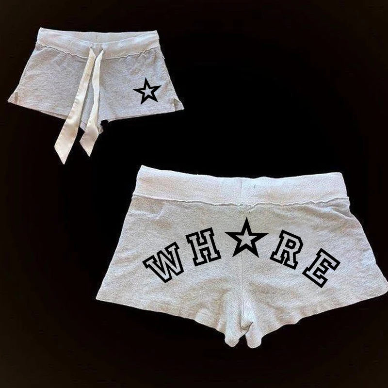 Y2K WHORE Booty Shorts