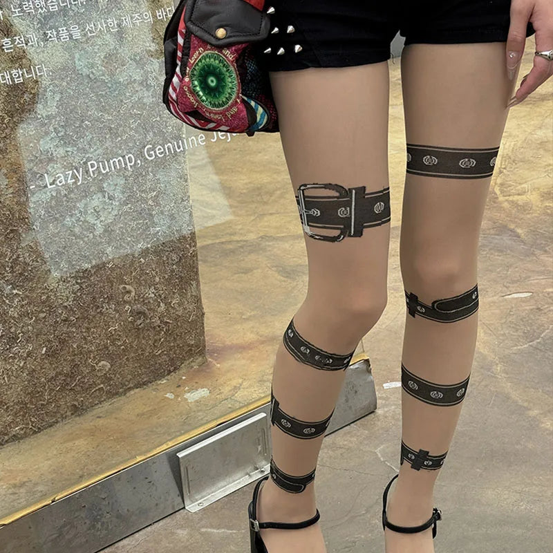 Buckle Up Stockings