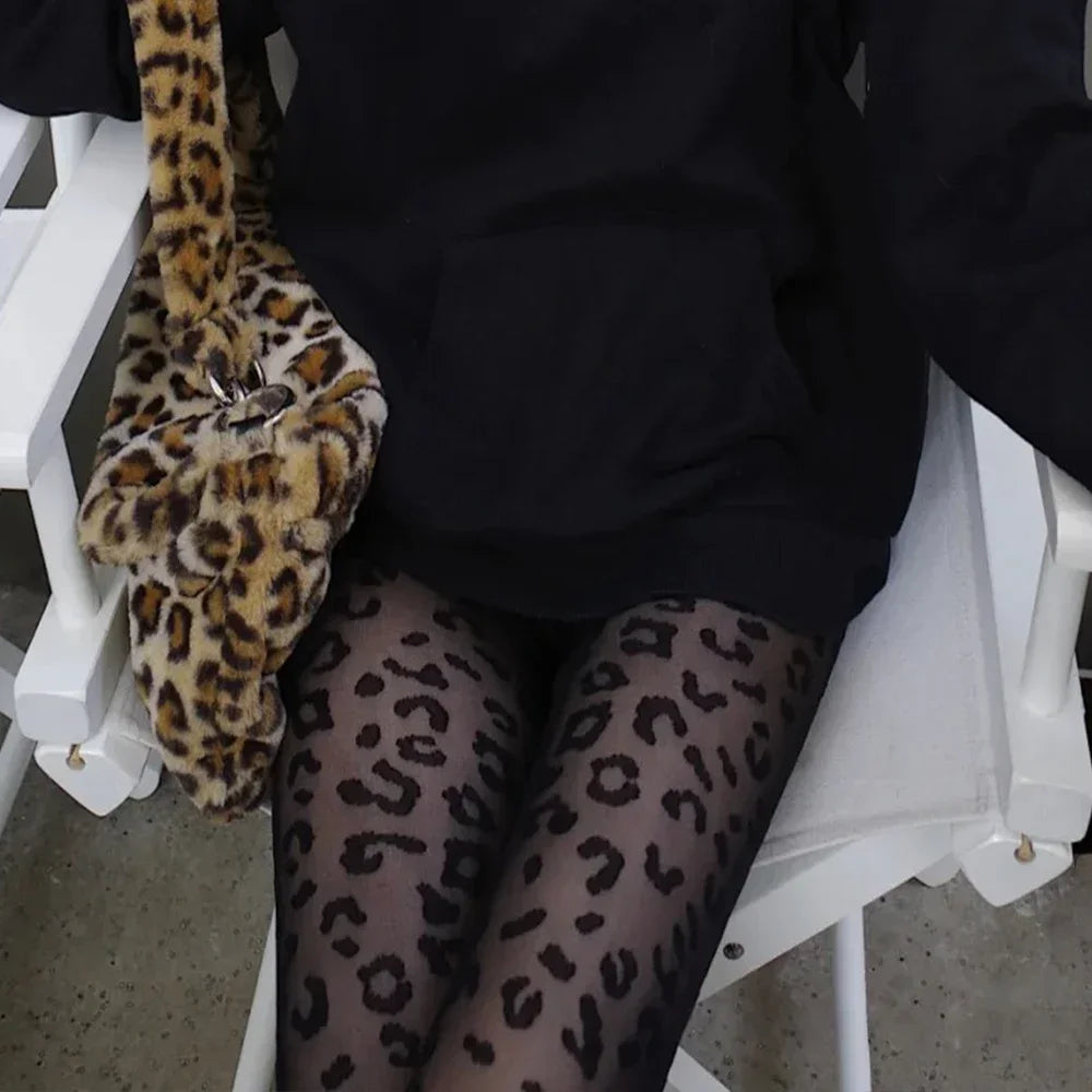NEW! Cheetah Print Stockings