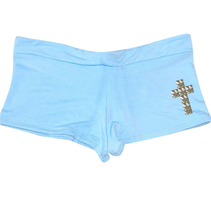 Y2k Cross Shorts