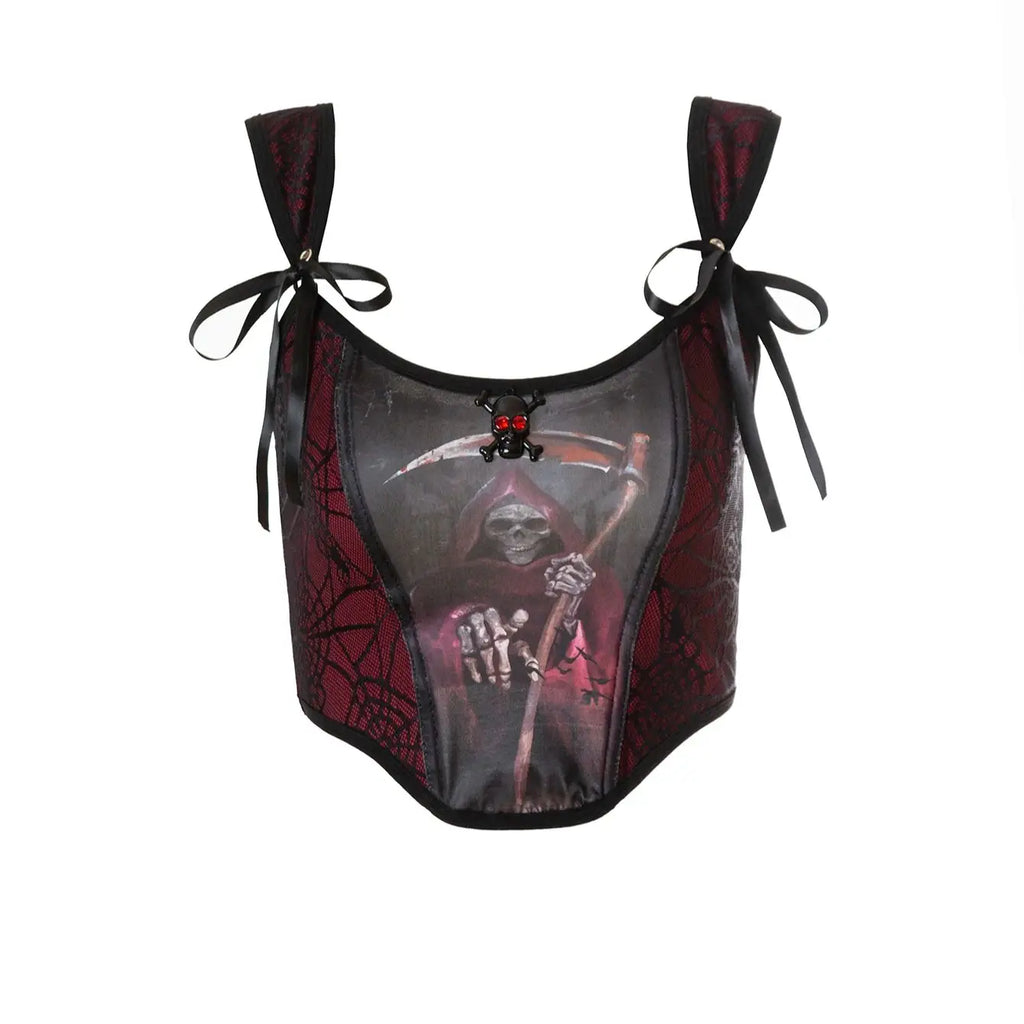 Grim Reaper Corset Top