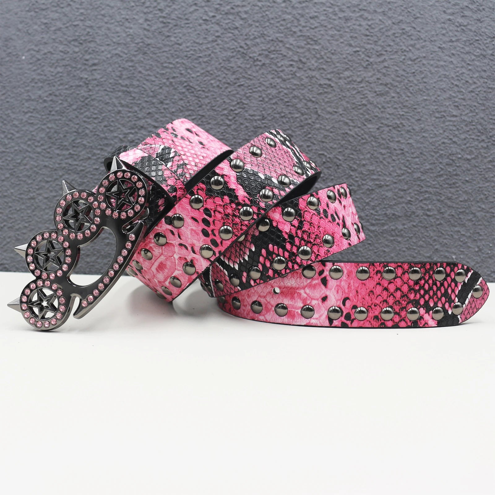NEW! Y2K Faux Snakeskin Belt