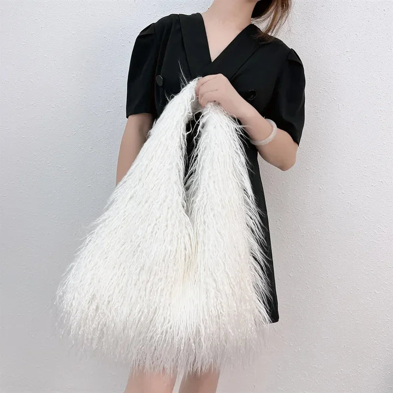 NEW! Faux Fur Purse