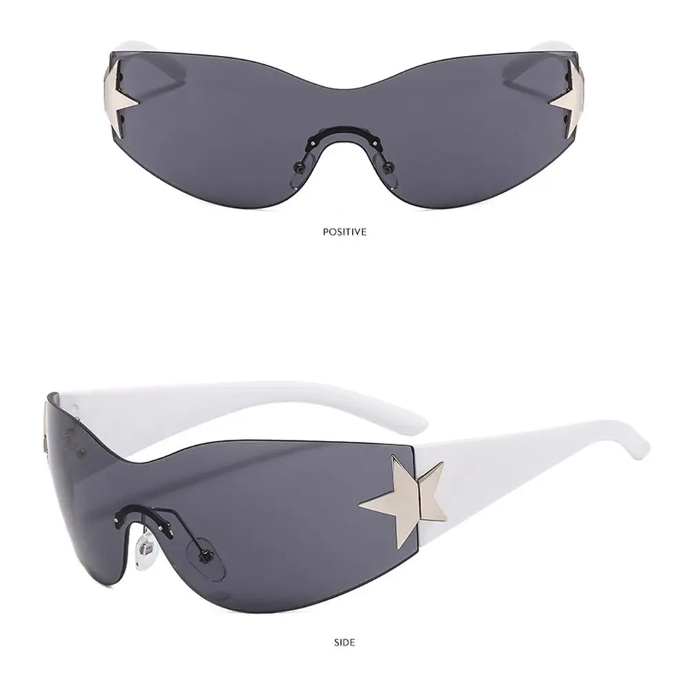 NEW! Y2K Rimless Star Shades